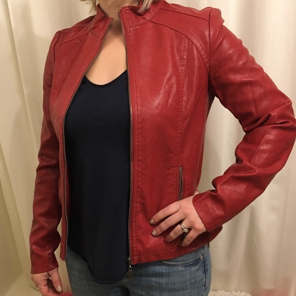 Vegan Leather Jacket size small - Picture 4 of 5